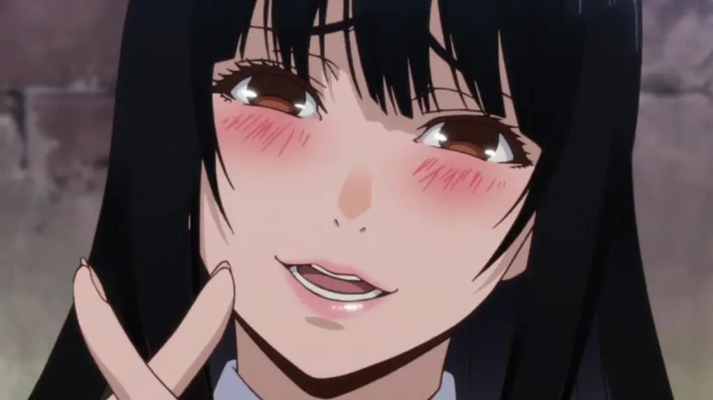 Karakter-karakter Kakegurui dan Musiknya Gambar beberapa karakter utama anime Kakegurui